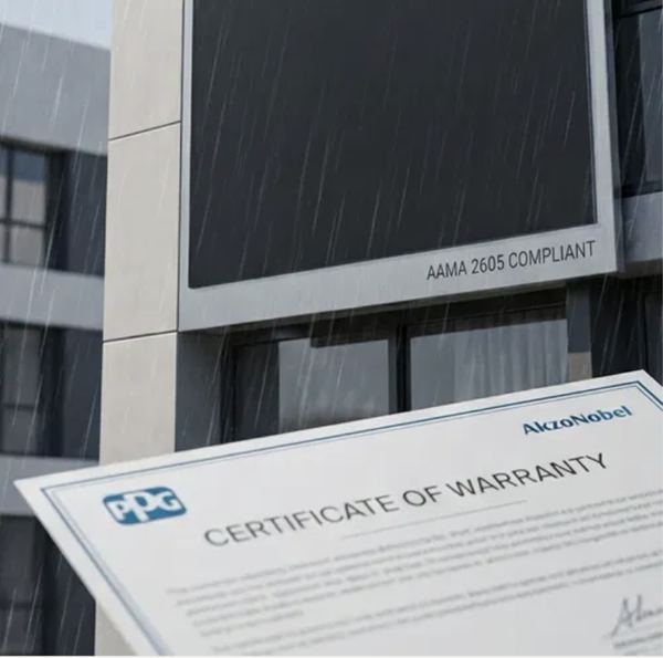 PVDF warranty backed by PPG and AkzoNobel